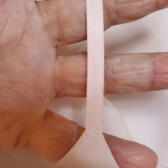 Shinestar. Chiffon blouse. With Spegett straps. Layered on bottom. Large - Picture 7 of 7